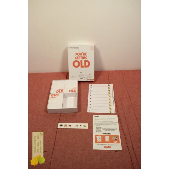You're Getting Old A Party Card Game for Aging Millennials - Picture 1 of 7